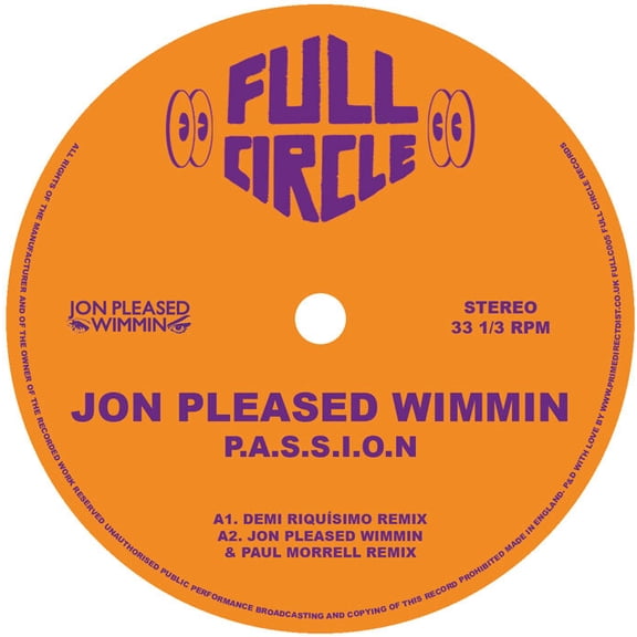 Jon Pleased Wimmin - P.A.S.S.I.O.N. (2025 Remixes) - Music & Performance - Vinyl