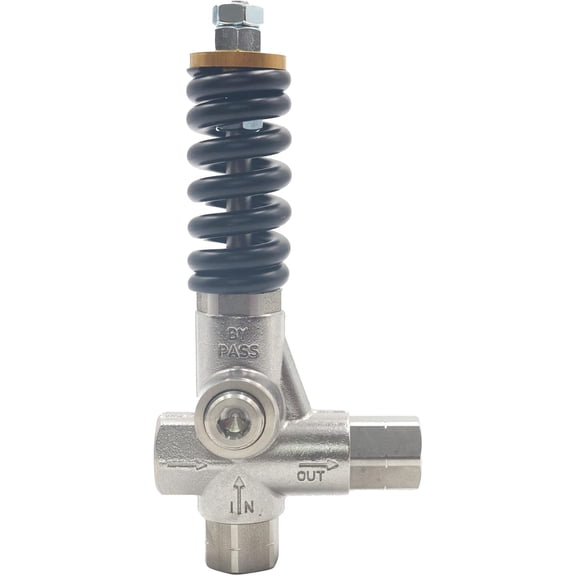 P.A. VB 80/400 Stainless Steel Unloader Valve, 5800 psi, 21 US gpm