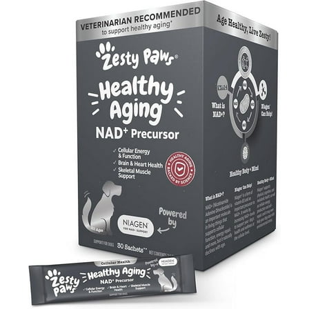 P.A.W.S. NAD+ Precursor Supplement for Dogs - Powder, 30 Sachets