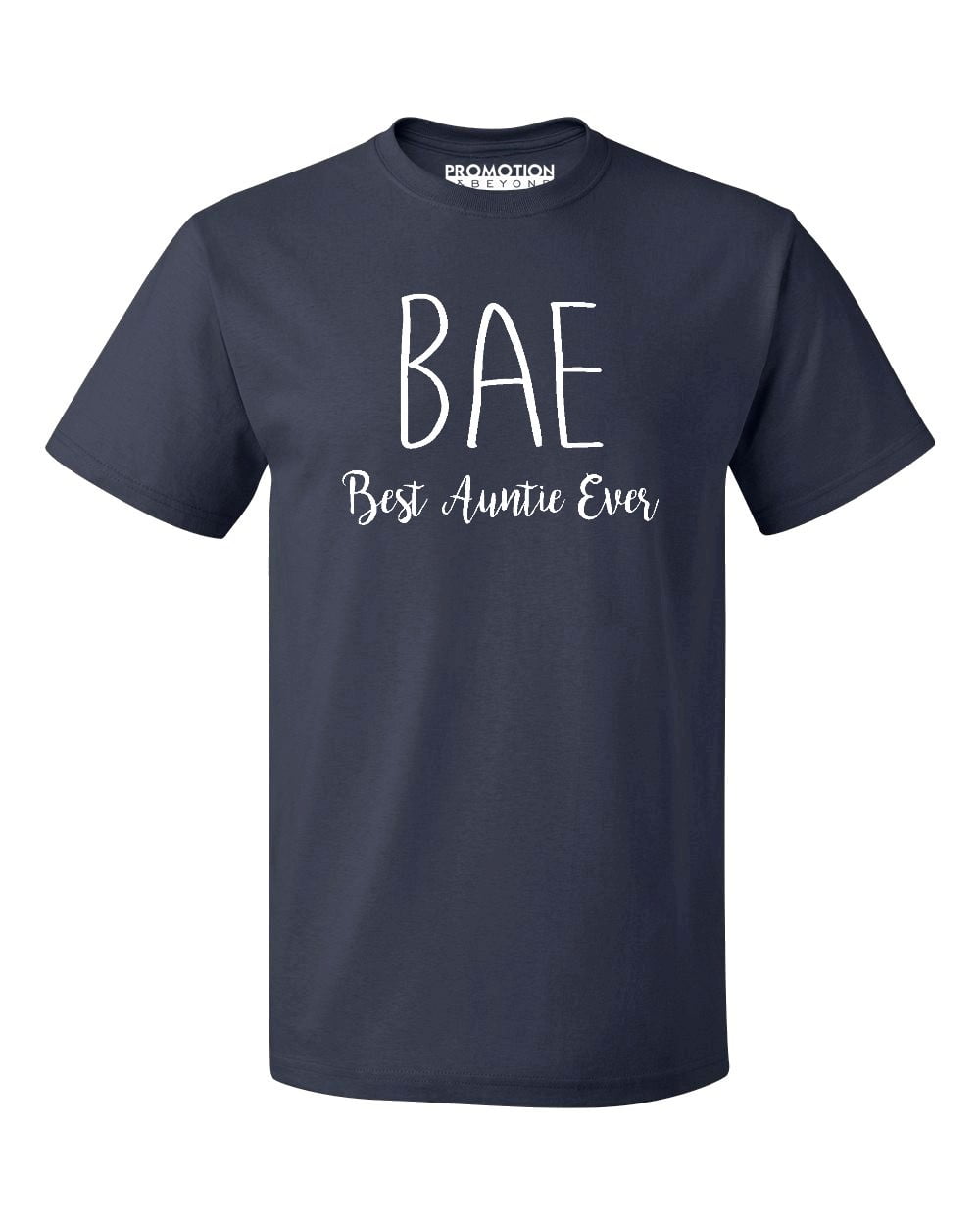 P&B BAE Best Auntie Ever Funny Men's T-shirt, Black, XL 