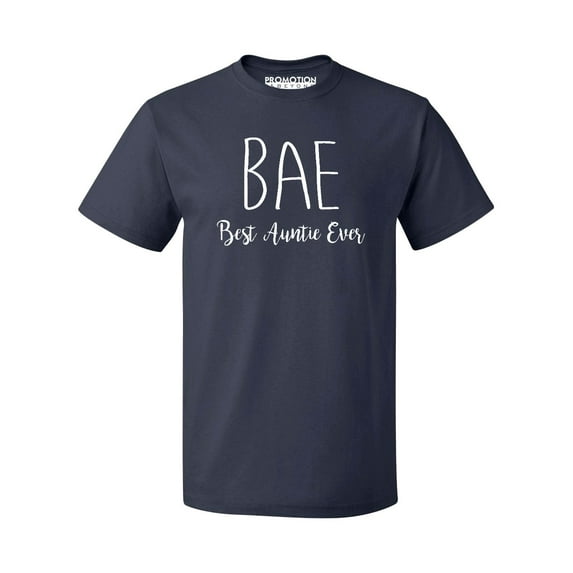 P&B BAE Best Auntie Ever Funny Men's T-shirt, Navy, XL