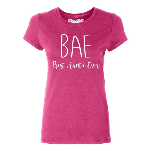 P&B BAE Best Auntie Ever Funny Women's T-shirt, Cyber Pink, 3XL