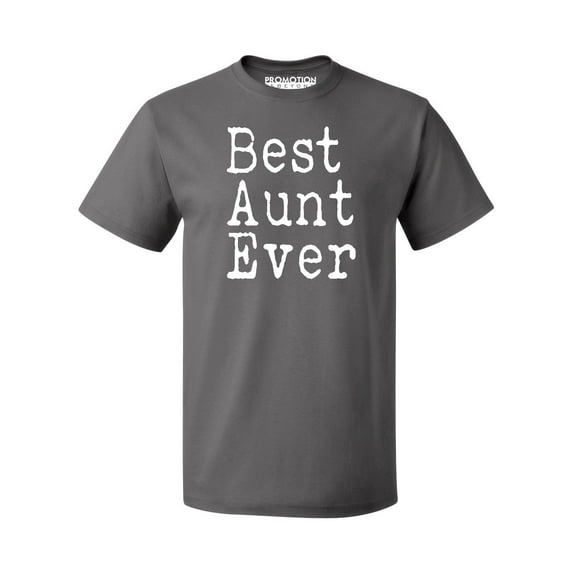P&B Best Aunt Ever Men's T-shirt, Charcoal, S