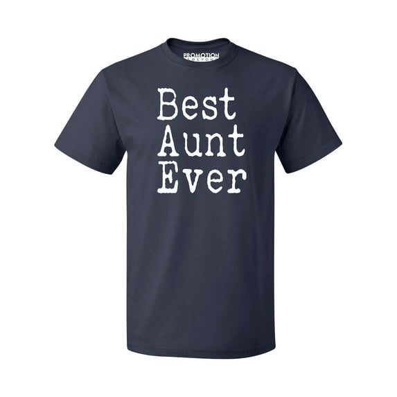 P&B Best Aunt Ever Men's T-shirt, Navy, XL