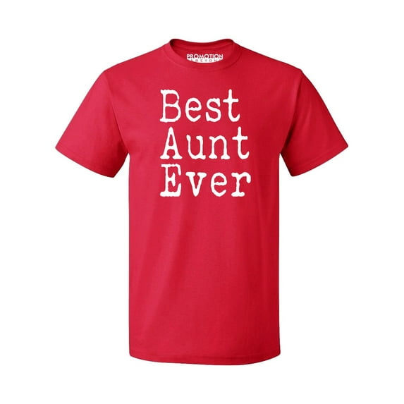 P&B Best Aunt Ever Men's T-shirt, Red, XL