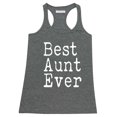thumbnail image 1 of P&B Best Aunt Ever Women's Tank Top, Heather Charcoal, 2XL, 1 of 2