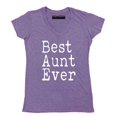thumbnail image 1 of P&B Best Aunt Ever Women's V-neck, Heather Purple, 2XL, 1 of 2
