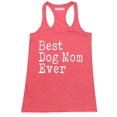 thumbnail image 1 of P&B Best Dog Mom Ever Women's Tank Top, Heather Red, M, 1 of 2