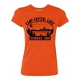 thumbnail image 1 of P&B Camp Crystal Lake Halloween Parody Costume Women's T-shirt, M, Orange, 1 of 2