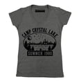 thumbnail image 1 of P&B Camp Crystal Lake Halloween Parody Costume Women's V-neck, XL, Heather Charcoal, 1 of 2