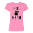 thumbnail image 1 of P&B Coffee Pot Head Women's T-shirt, Azalea Pink, 2XL, 1 of 2