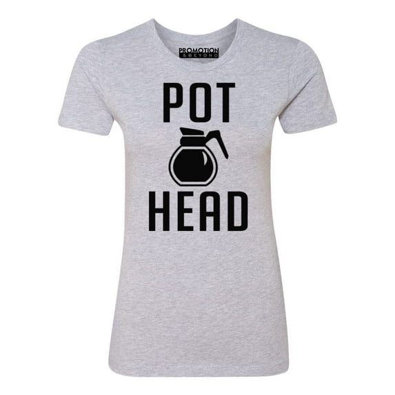 P&B Coffee Pot Head Women's T-shirt, Heather Gray, 3XL
