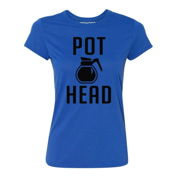 P&B Coffee Pot Head Women's T-shirt, Royal, 3XL
