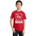 thumbnail image 1 of P&B Fe (Iron) Man Element Youth T-shirt, Red, M, 1 of 2