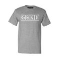 thumbnail image 1 of P&B Genius Periodic Table Funny Men's T-shirt, Heather Gray, L, 1 of 2