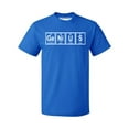 thumbnail image 1 of P&B Genius Periodic Table Funny Men's T-shirt, Royal, L, 1 of 2