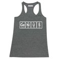 thumbnail image 1 of P&B Genius Periodic Table Funny Women's Tank Top, Heather Charcoal, L, 1 of 2