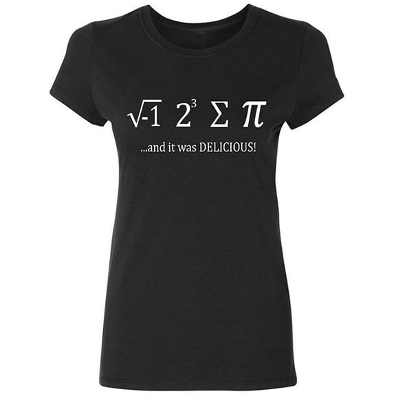 P&B I Ate Some Pie It was Delicious Women's T-shirt, Black, M