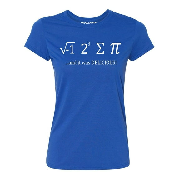P&B I Ate Some Pie It was Delicious Women's T-shirt, Royal, 2XL