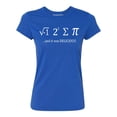 thumbnail image 1 of P&B I Ate Some Pie It was Delicious Women's T-shirt, Royal, 3XL, 1 of 2