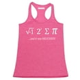 thumbnail image 1 of P&B I Ate Some Pie It was Delicious Women's Tank Top, Heather Pink, XL, 1 of 2