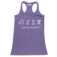 thumbnail image 1 of P&B I Ate Some Pie It was Delicious Women's Tank Top, Heather Purple, 2XL, 1 of 2