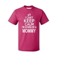 thumbnail image 1 of P&B I Can’t Keep Calm I'm Going to Be A Mommy Men's T-shirt, Cyber Pink, S, 1 of 2