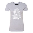 thumbnail image 1 of P&B I Can’t Keep Calm I'm Going to Be A Mommy Women's T-shirt, Heather Gray, XL, 1 of 2