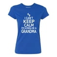 thumbnail image 1 of P&B I Cant Keep Calm I'm Gonna Be a GRANDMA Women's T-shirt, Royal, 2XL, 1 of 2