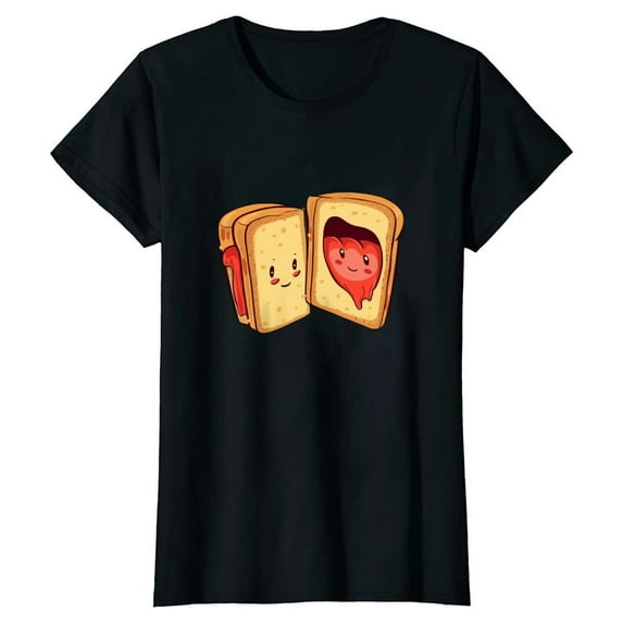 P.B.J Forever Bread Sandwich Jelly Jam Baker Baking T-Shirt 1729