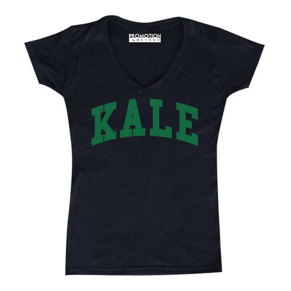 P&B Kale G. Women's V-neck, 2XL, Black