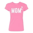 thumbnail image 1 of P&B Mom of 2, Mom Squared Women's T-shirt, Azalea Pink, XL, 1 of 2