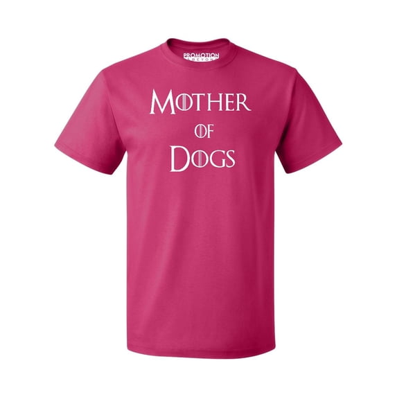 P&B Mother of Dogs Funny Men's T-shirt, Cyber Pink, 2XL
