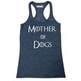 thumbnail image 1 of P&B Mother of Dogs Funny Women's Tank Top, Heather Navy, XL, 1 of 2