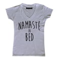 thumbnail image 1 of P&B Namaste In Bed Women's V-neck, XL, White, 1 of 2