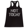 thumbnail image 1 of P&B Not Today God of Death Funny Novelty T-shirt Women's Tank Top, XL, Black, 1 of 2