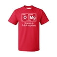 thumbnail image 1 of P&B OMG Element Science is Full of Surprises Men's T-shirt, Red, M, 1 of 2