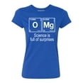 thumbnail image 1 of P&B OMG Element Science is Full of Surprises Women's T-shirt, Royal, S, 1 of 2