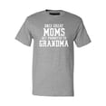 thumbnail image 1 of P&B Only Great Mom Get Promoted to Grandma Men's T-shirt, Heather Gray, 2XL, 1 of 2