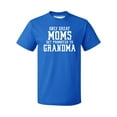 thumbnail image 1 of P&B Only Great Mom Get Promoted to Grandma Men's T-shirt, Royal, S, 1 of 2