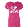thumbnail image 1 of P&B Only Great Mom Get Promoted to Grandma Women's T-shirt, Cyber Pink, XL, 1 of 2