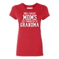 thumbnail image 1 of P&B Only Great Mom Get Promoted to Grandma Women's T-shirt, Red, S, 1 of 2