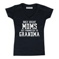 thumbnail image 1 of P&B Only Great Mom Get Promoted to Grandma Women's V-neck, Black, XL, 1 of 2