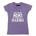 thumbnail image 1 of P&B Only Great Mom Get Promoted to Grandma Women's V-neck, Heather Purple, 2XL, 1 of 2