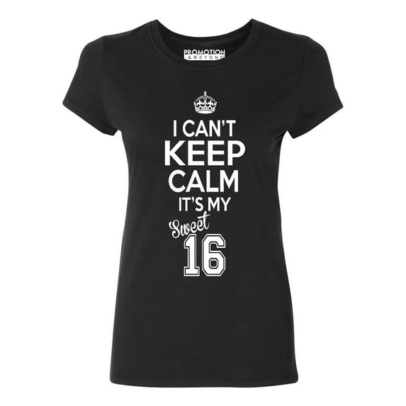 P&B SWEET SIXTEEN IT'S MY BIRTHDAY! Women's T-shirt, Black, M