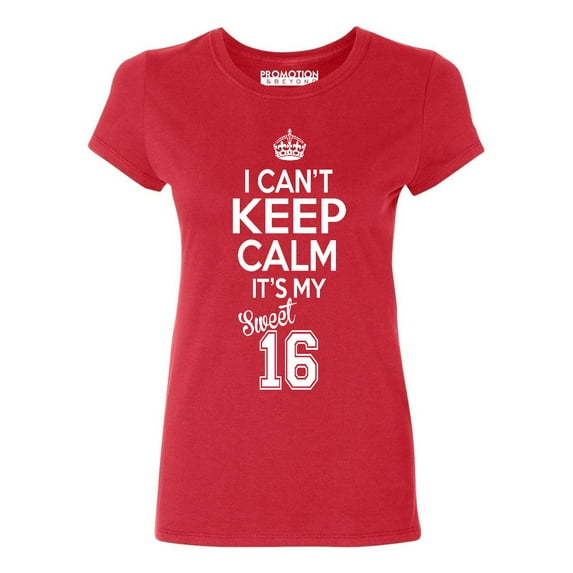 P&B SWEET SIXTEEN IT'S MY BIRTHDAY! Women's T-shirt, Red, 2XL