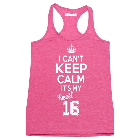 P&B SWEET SIXTEEN IT'S MY BIRTHDAY! Women's Tank Top, Heather Pink, S