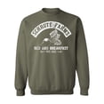 thumbnail image 1 of P&B Schrute Farms Beets Bed & Breakfast Funny Crewneck Sweatshirt, XL, Military, 1 of 2
