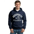 thumbnail image 1 of P&B Schrute Farms Beets Bed & Breakfast Funny Hooded Sweatshirt, XL, Navy, 1 of 2