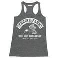 thumbnail image 1 of P&B Schrute Farms Beets Bed & Breakfast Funny Women's Tank Top, S, H. Charcoal, 1 of 2